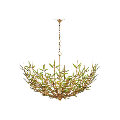 Currey and Company Babylon 8 Light 44" Wide Wrought Iron Chandelier