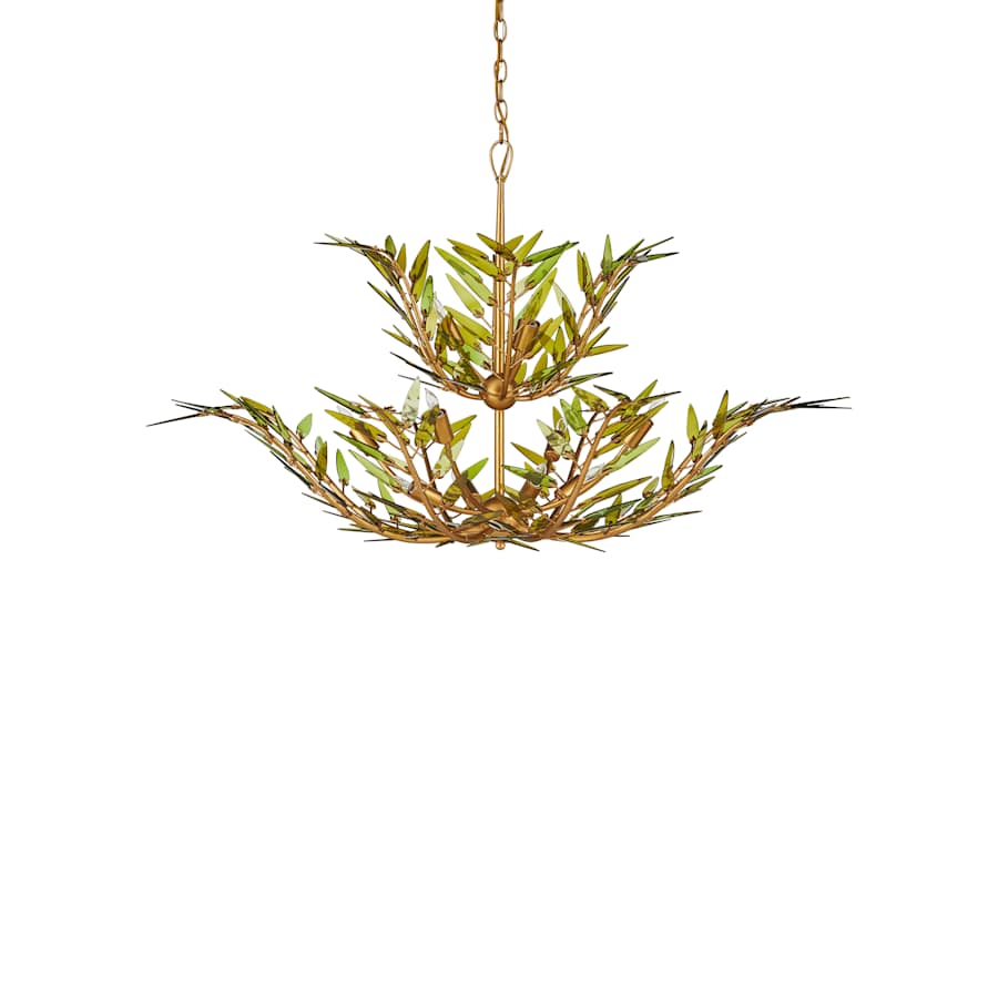 Currey and Company Babylon 11 Light 47" Wide Wrought Iron Chandelier