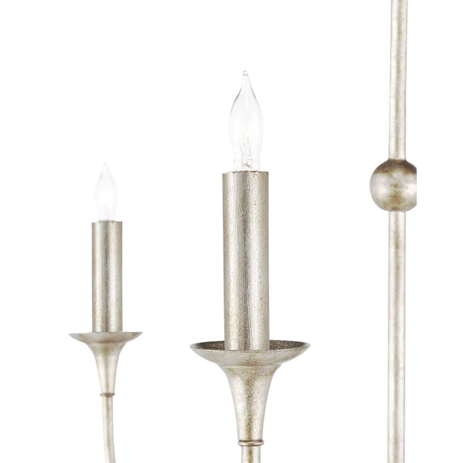 Currey and Company Nottaway 18 Light 60" Wide Wrought Iron Candle Style Chandelier