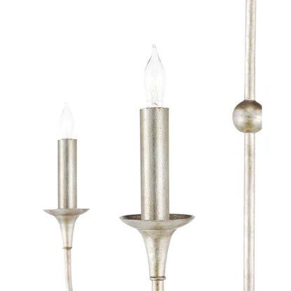 Currey and Company Nottaway 18 Light 60" Wide Wrought Iron Candle Style Chandelier