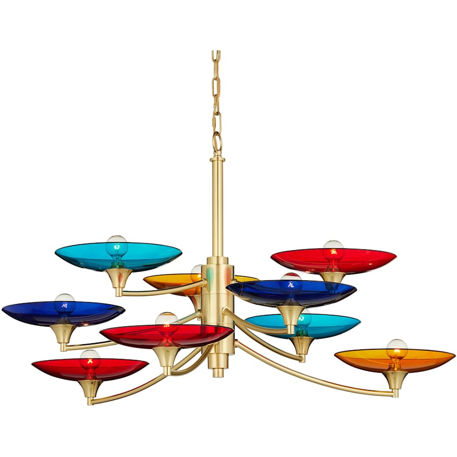 Currey and Company Veneto 9 Light 41" Wide Taper Candle Chandelier