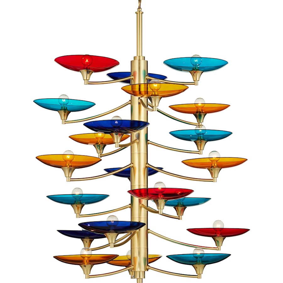 Currey and Company Veneto 21 Light 39" Wide Taper Candle Chandelier