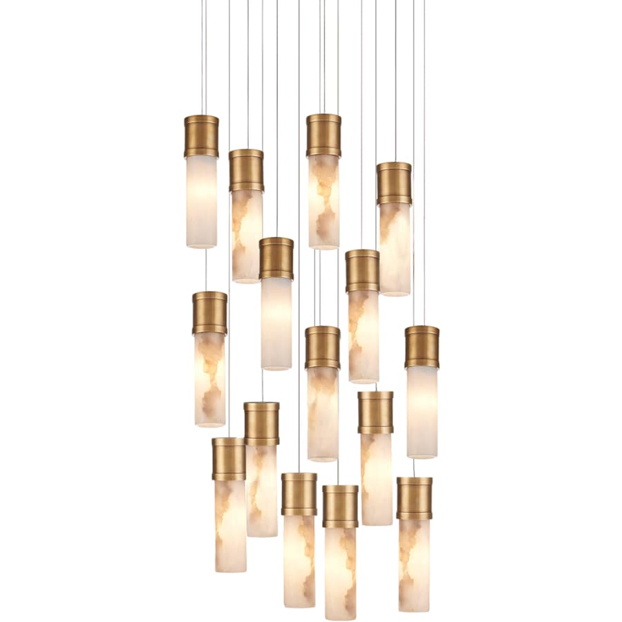 Currey and Company Cannula 15 Light 21" Wide Multi Light Pendant