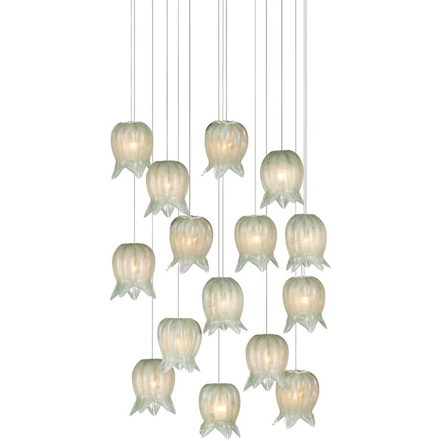 Currey and Company Polpo 15 Light 21" Wide Multi Light Pendant