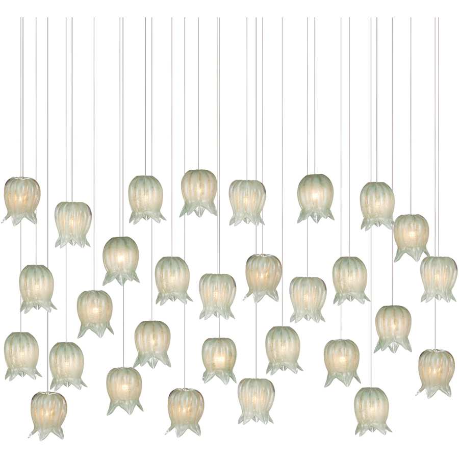 Currey and Company Polpo 30 Light 54" Wide Linear Pendant