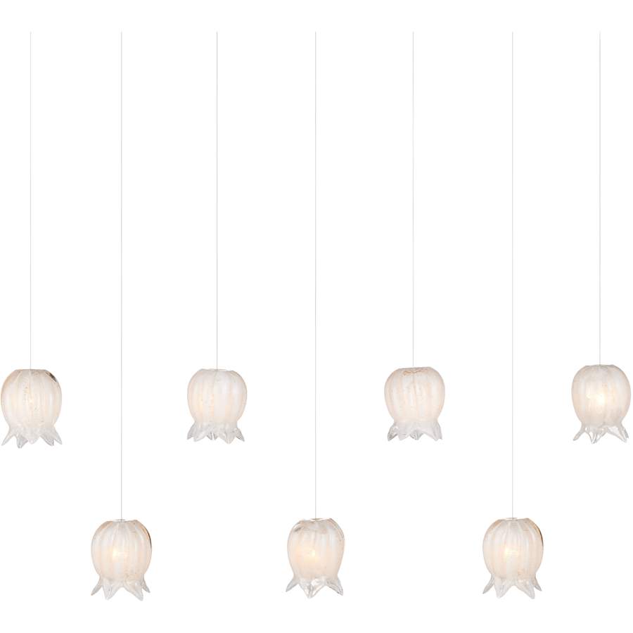 Currey and Company Polpo 7 Light 57" Wide Linear Pendant