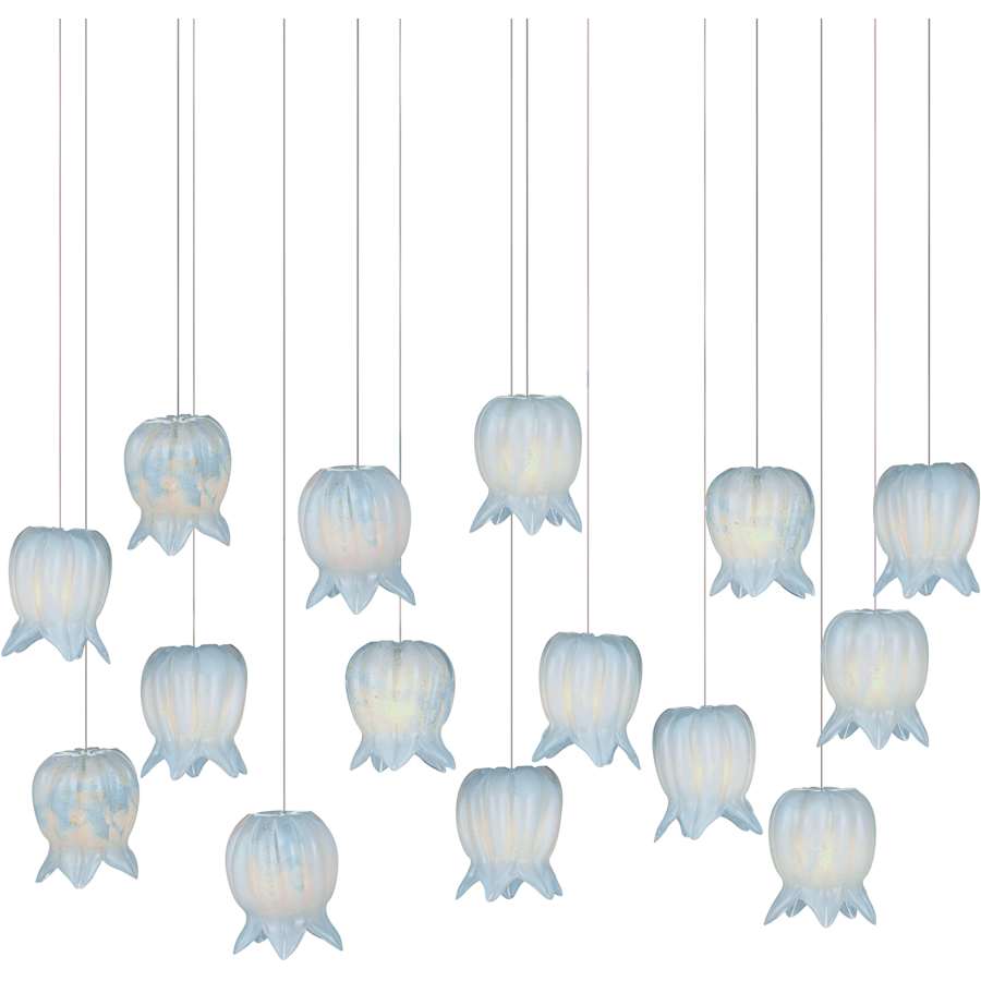 Currey and Company Polpo 15 Light 48" Wide Linear Pendant