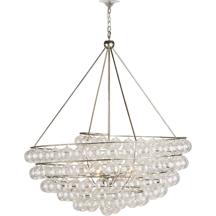Currey and Company Stratosphere 52"H Round 4 Light Chandelier