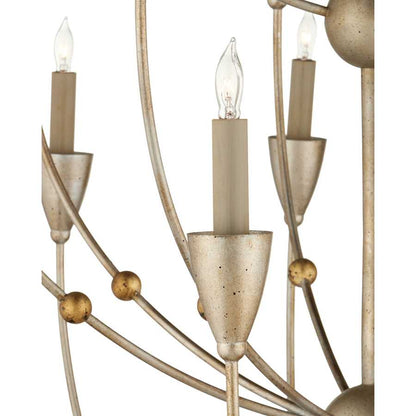 Currey and Company Paradox 42" 28 Light Large Chandelier with Optional Customizable Shades