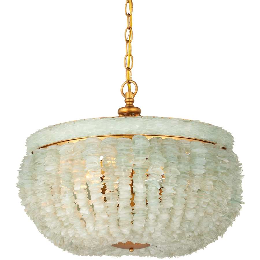 Currey and Company Bayou 3 Light 19" Wide Chandelier
