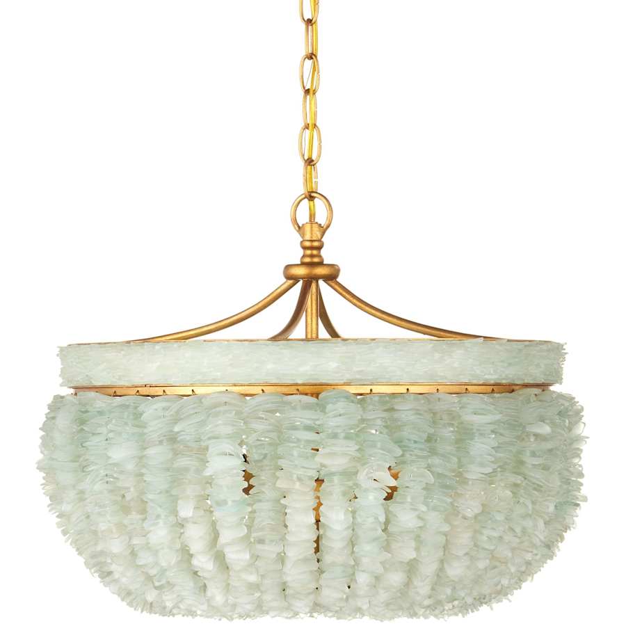 Currey and Company Bayou 3 Light 19" Wide Chandelier