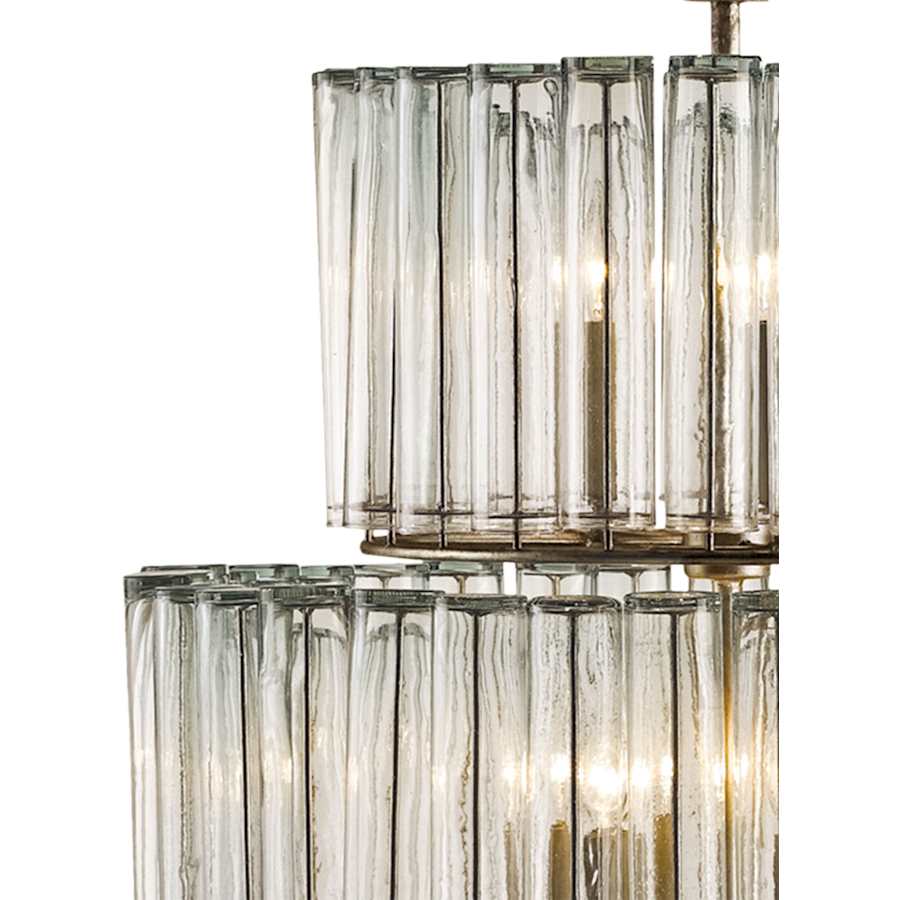Currey and Company Bevilacqua 27" Wide 12 Light 3 Tier Chandelier