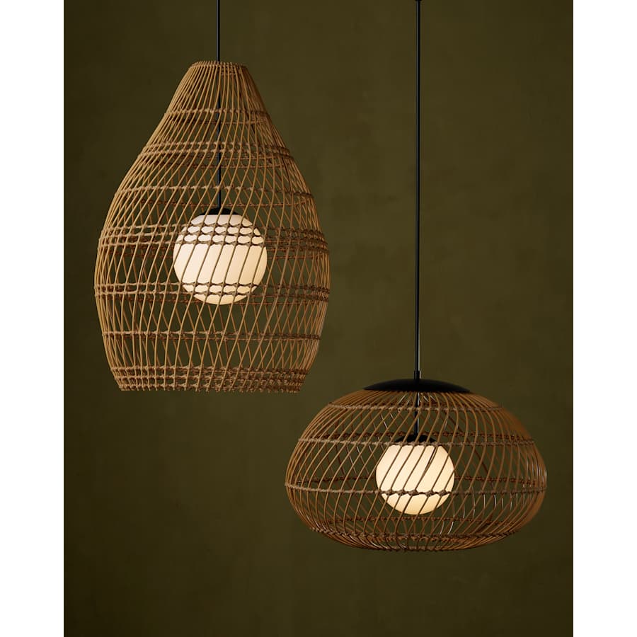 Currey and Company Carriage 33" Wide Outdoor Pendant
