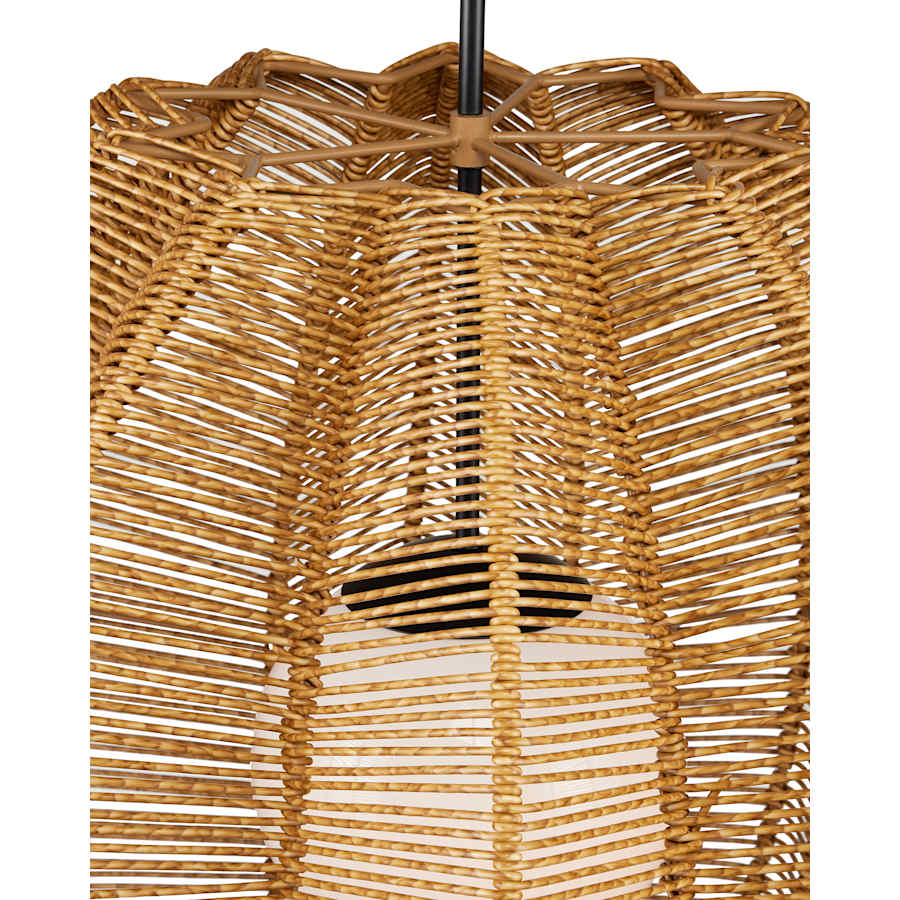 Currey and Company Barbary 34" Wide Outdoor Pendant
