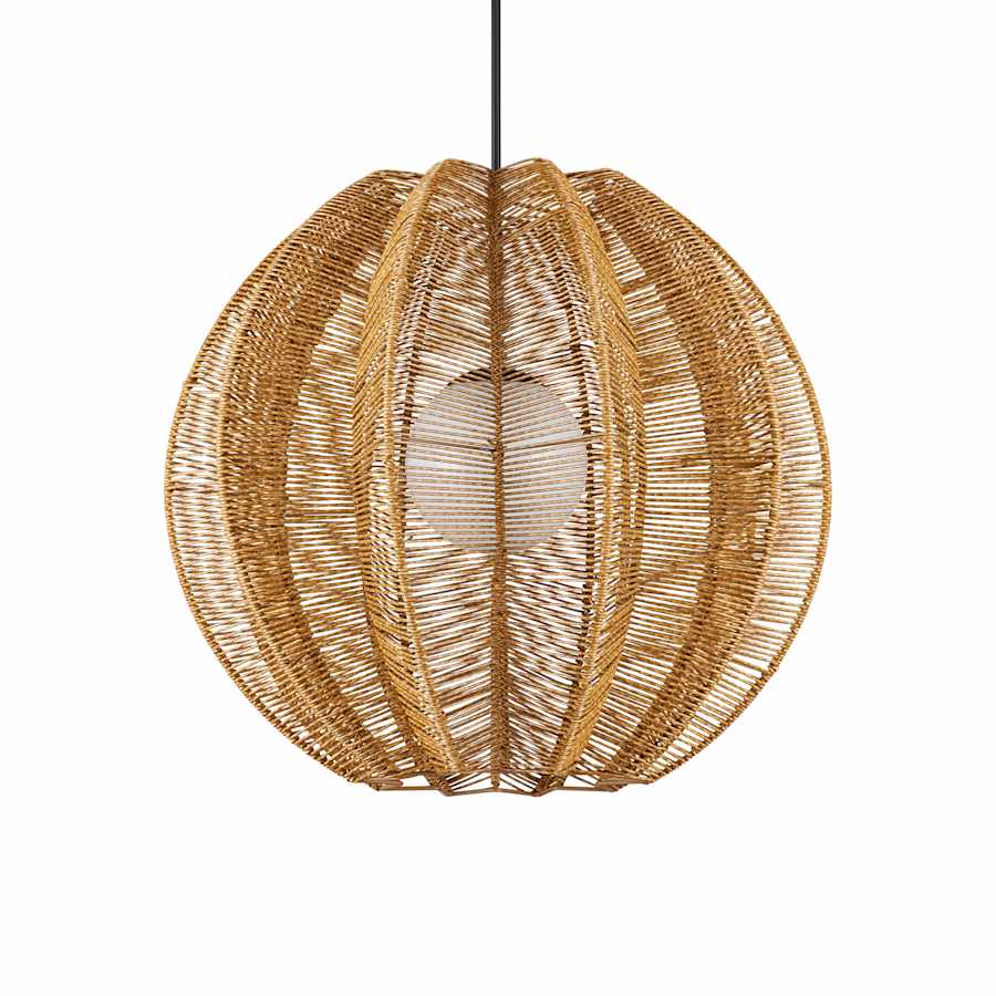 Currey and Company Barbary 34" Wide Outdoor Pendant