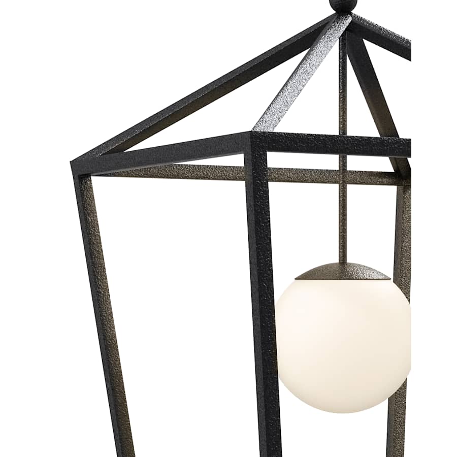 Currey and Company Denison 26" Wide Outdoor Wrought Iron Pendant