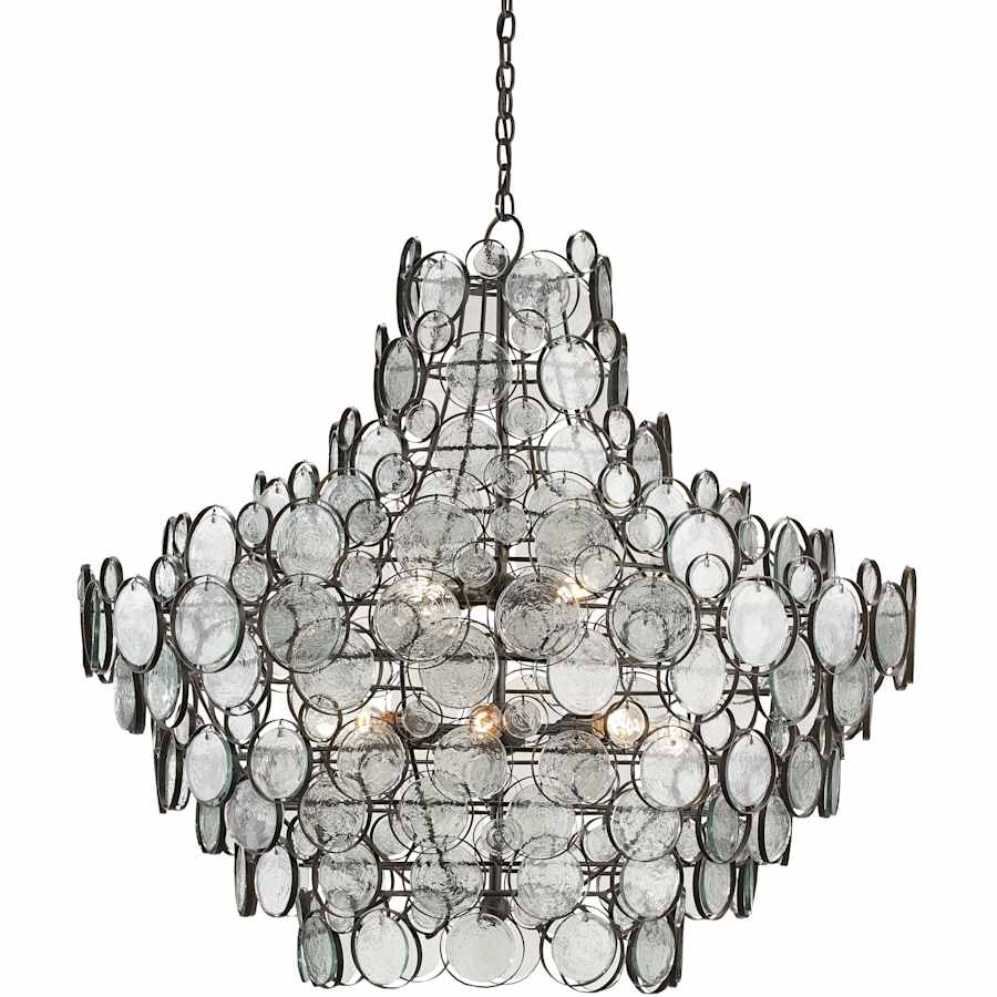 Currey and Company Galahad 43" Wide 12 Light 1 Tier Chandelier