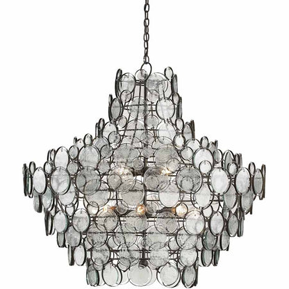 Currey and Company Galahad 43" Wide 12 Light 1 Tier Chandelier