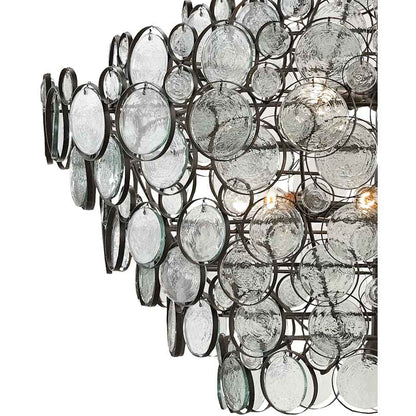 Currey and Company Galahad 43" Wide 12 Light 1 Tier Chandelier