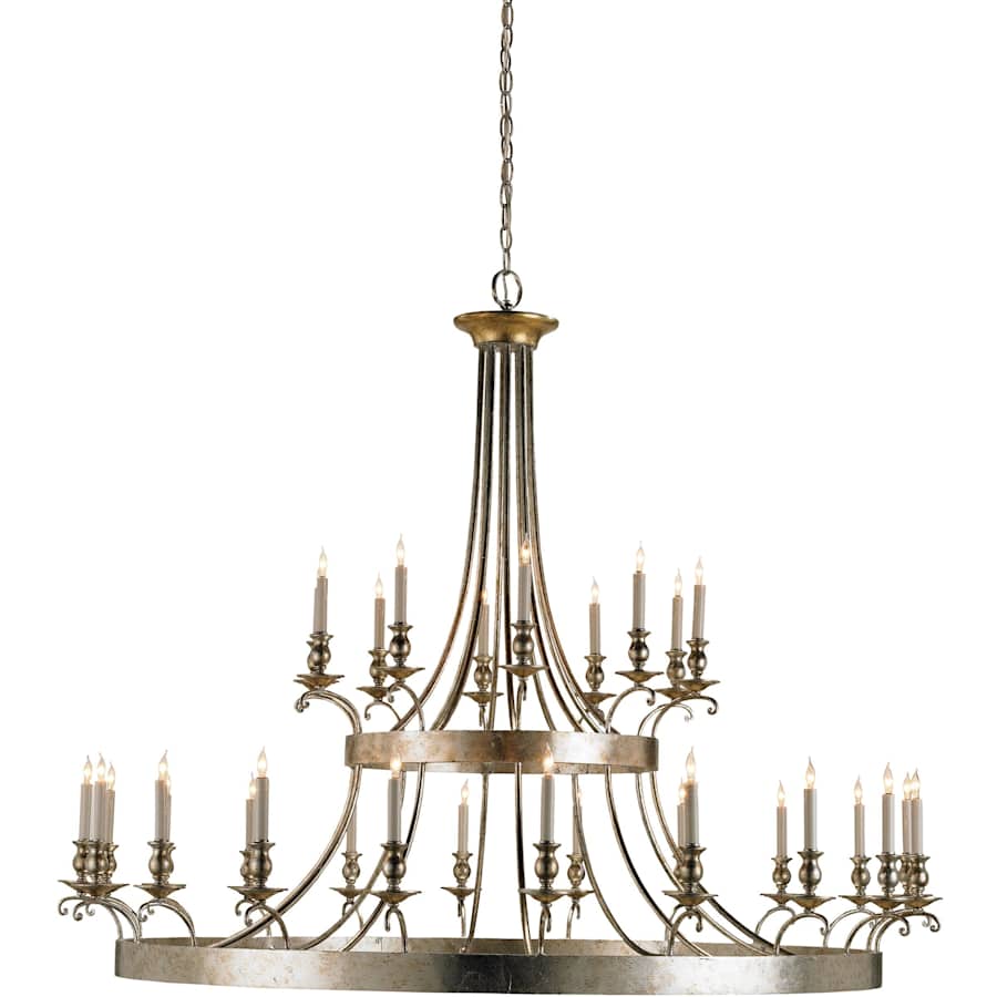 Currey and Company Lodestar 65" Wide 30 Light Chandelier with Customizable Shades