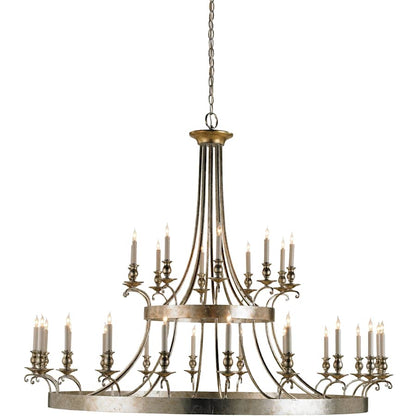 Currey and Company Lodestar 65" Wide 30 Light Chandelier with Customizable Shades
