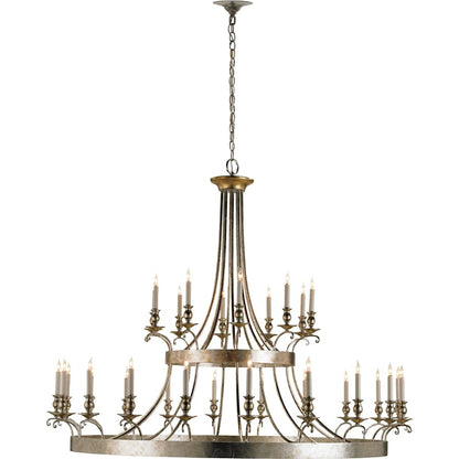 Currey and Company Lodestar 65" Wide 30 Light Chandelier with Customizable Shades