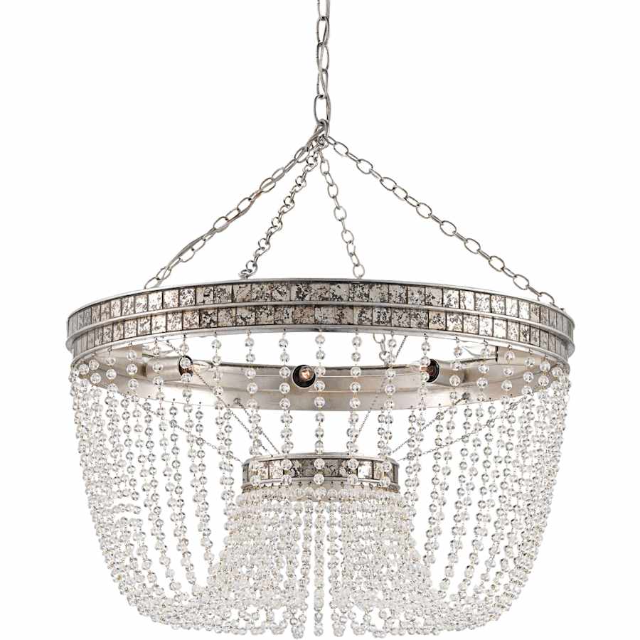 Currey and Company Highbrow 24" Wide 8 Light 1 Tier Chandelier