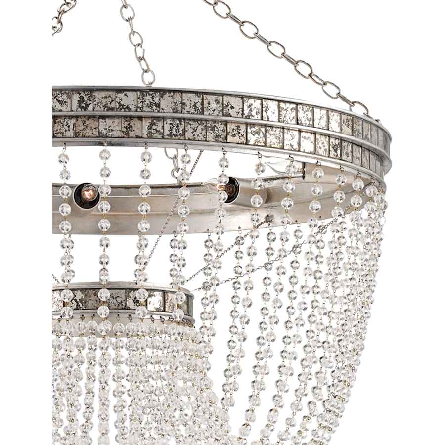 Currey and Company Highbrow 24" Wide 8 Light 1 Tier Chandelier