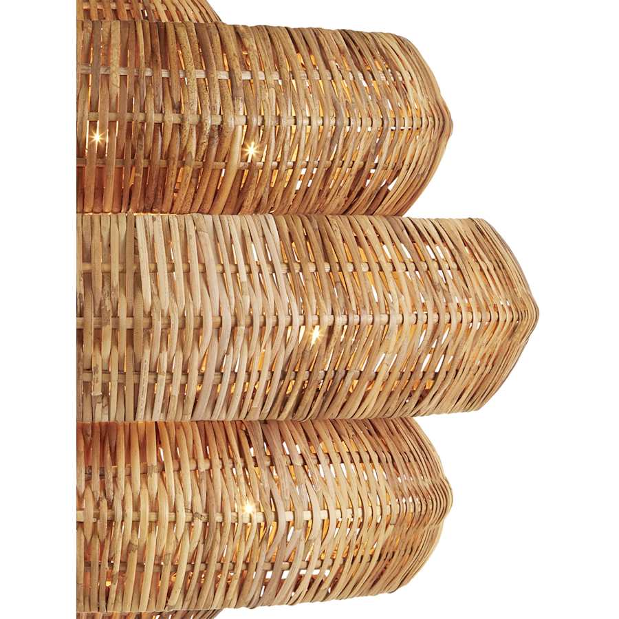Currey and Company Antibes 30" Wide 9 Light 3 Tier Chandelier