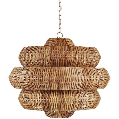 Currey and Company Antibes 30" Wide 9 Light 3 Tier Chandelier