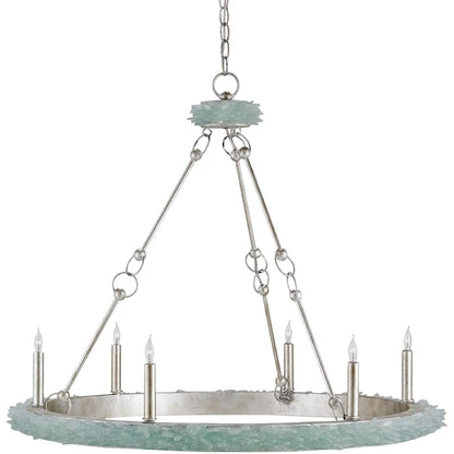 Currey and Company Tidewater 6 Light 35" Wide Chandelier