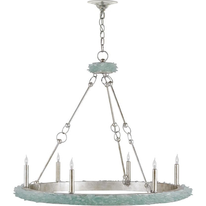 Currey and Company Tidewater 6 Light 35" Wide Chandelier