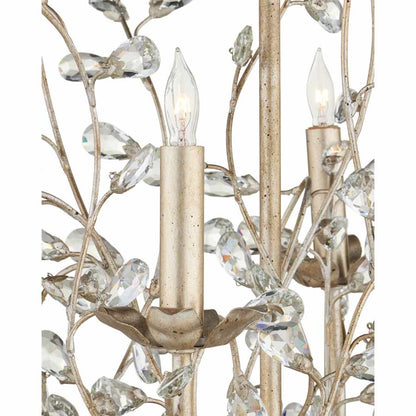 Currey and Company Crystal Bud 33" Wide 8 Light 1 Tier Chandelier