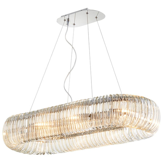 Cyan Design Beaming Around 8 Light 39" Wide Linear Chandelier