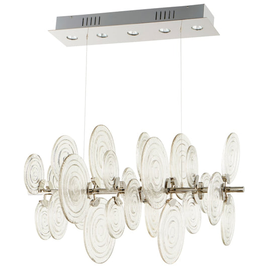 Cyan Design Discus 5 Bulb 23" Wide GU10 Abstract Chandelier