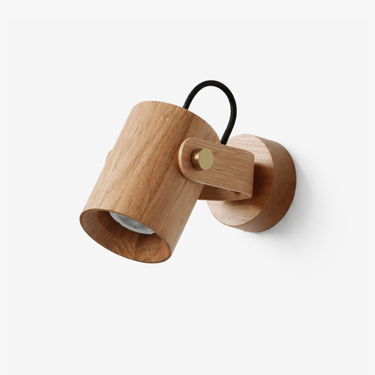 Brinka Wood Wall Spotlight