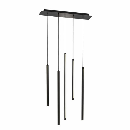 DALS Lighting 47" Wide 5 Light LED Linear Pendant