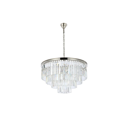 Elegant Lighting Sydney 17 Light 32" Wide Crystal Chandelier with Clear Royal Cut Crystals