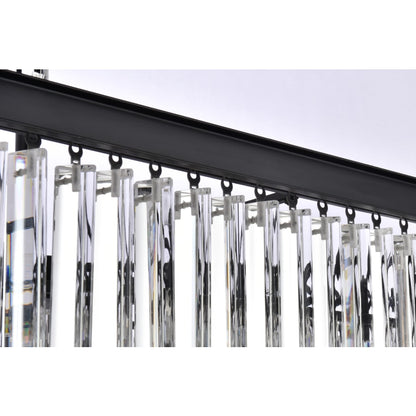 Elegant Lighting Sydney 21 Light 34" Wide Crystal Waterfall Chandelier