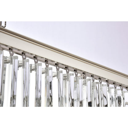 Elegant Lighting Sydney 21 Light 34" Wide Crystal Waterfall Chandelier