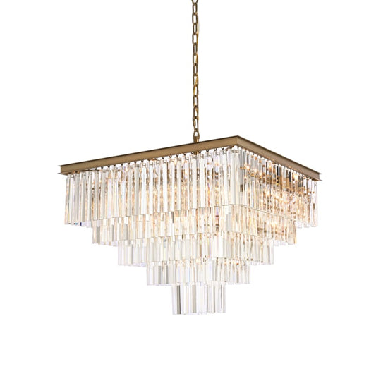 Elegant Lighting Sydney 21 Light 34" Wide Crystal Waterfall Chandelier