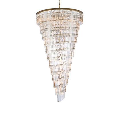 Elegant Lighting Sydney 58 Light 48" Wide Crystal Waterfall Chandelier