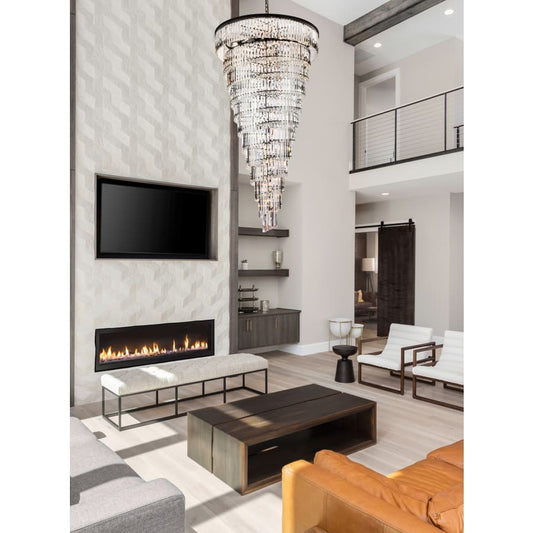Elegant Lighting Sydney 58 Light 48" Wide Crystal Waterfall Chandelier