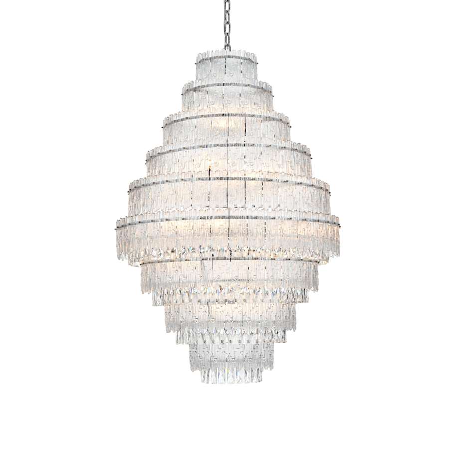 Elegant Lighting Emilia 27 Light 36" Wide Crystal Chandelier