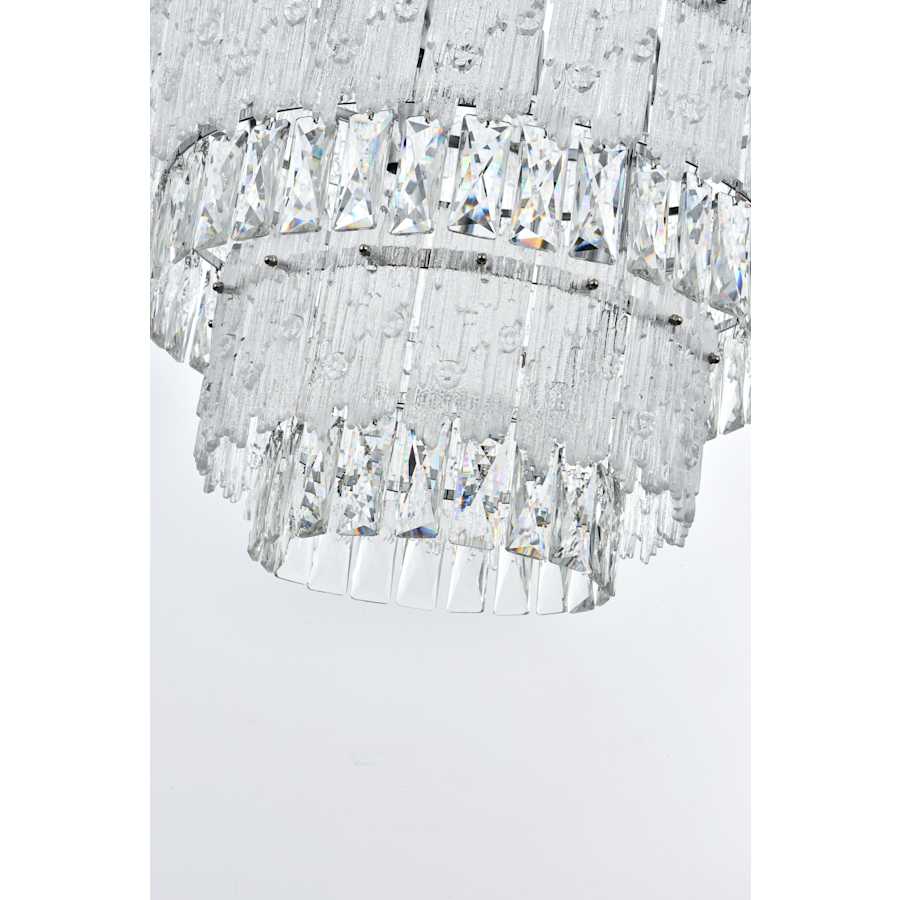 Elegant Lighting Emilia 27 Light 36" Wide Crystal Chandelier
