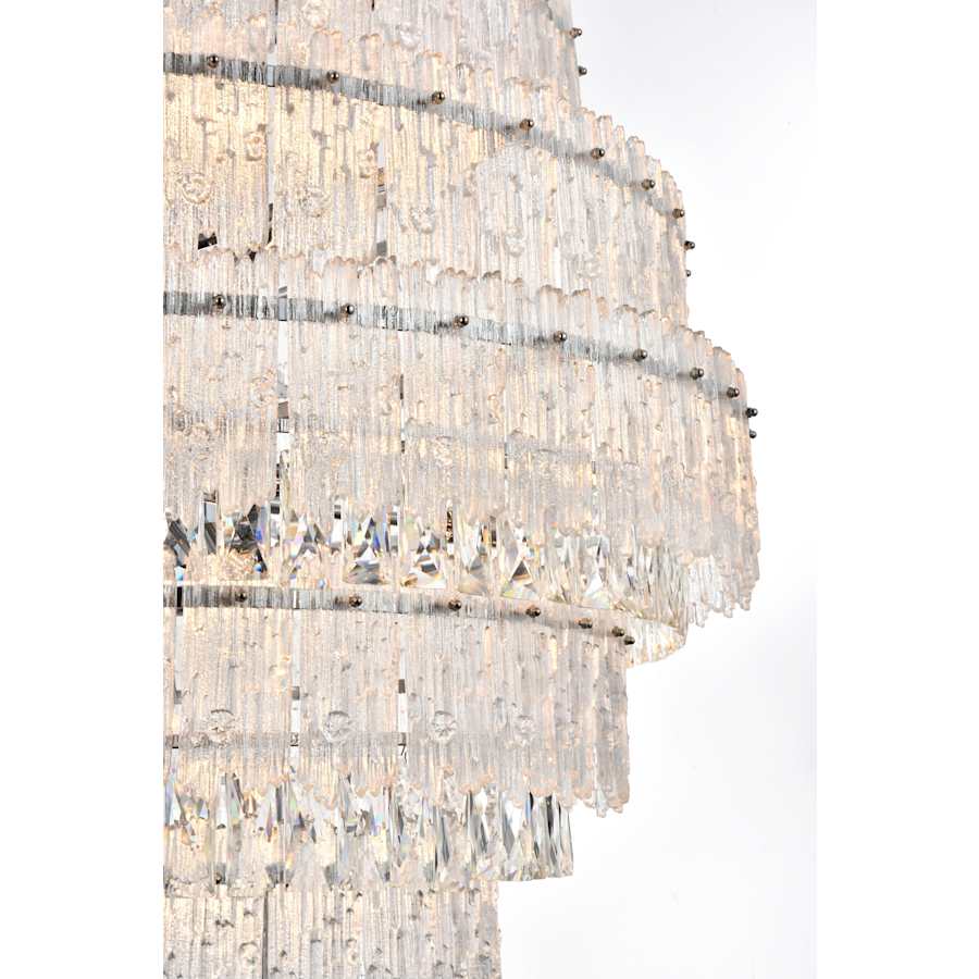 Elegant Lighting Emilia 27 Light 36" Wide Crystal Chandelier