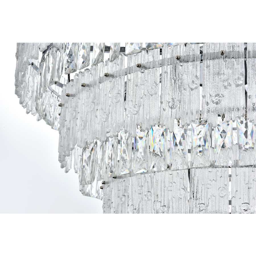 Elegant Lighting Emilia 27 Light 36" Wide Crystal Chandelier
