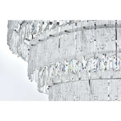 Elegant Lighting Emilia 27 Light 36" Wide Crystal Chandelier