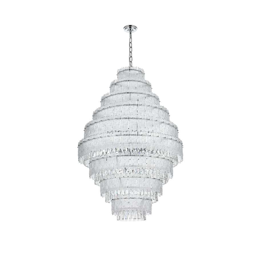 Elegant Lighting Emilia 27 Light 36" Wide Crystal Chandelier