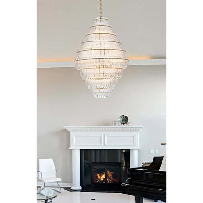 Elegant Lighting Emilia 27 Light 36" Wide Crystal Chandelier